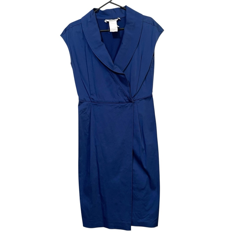 MaxMara Royal Blue Midi Dress Size 4